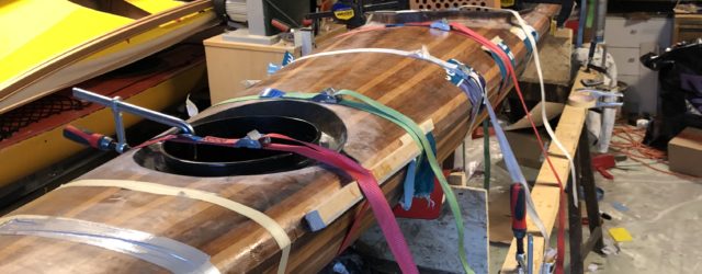 Yesterday was the BIG day – I glued the boat togehter. Put all your straps and long clamps in place! Plus all your venyl gloves and trusty Duct-Tape. You will […]